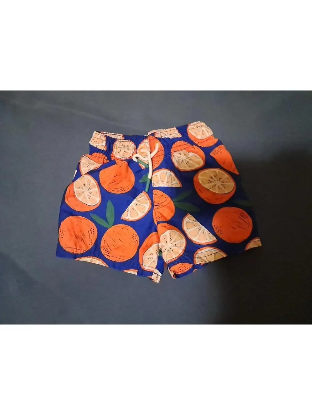 Cat & Jacks Boys Size 12m Oranges Bathing Suit